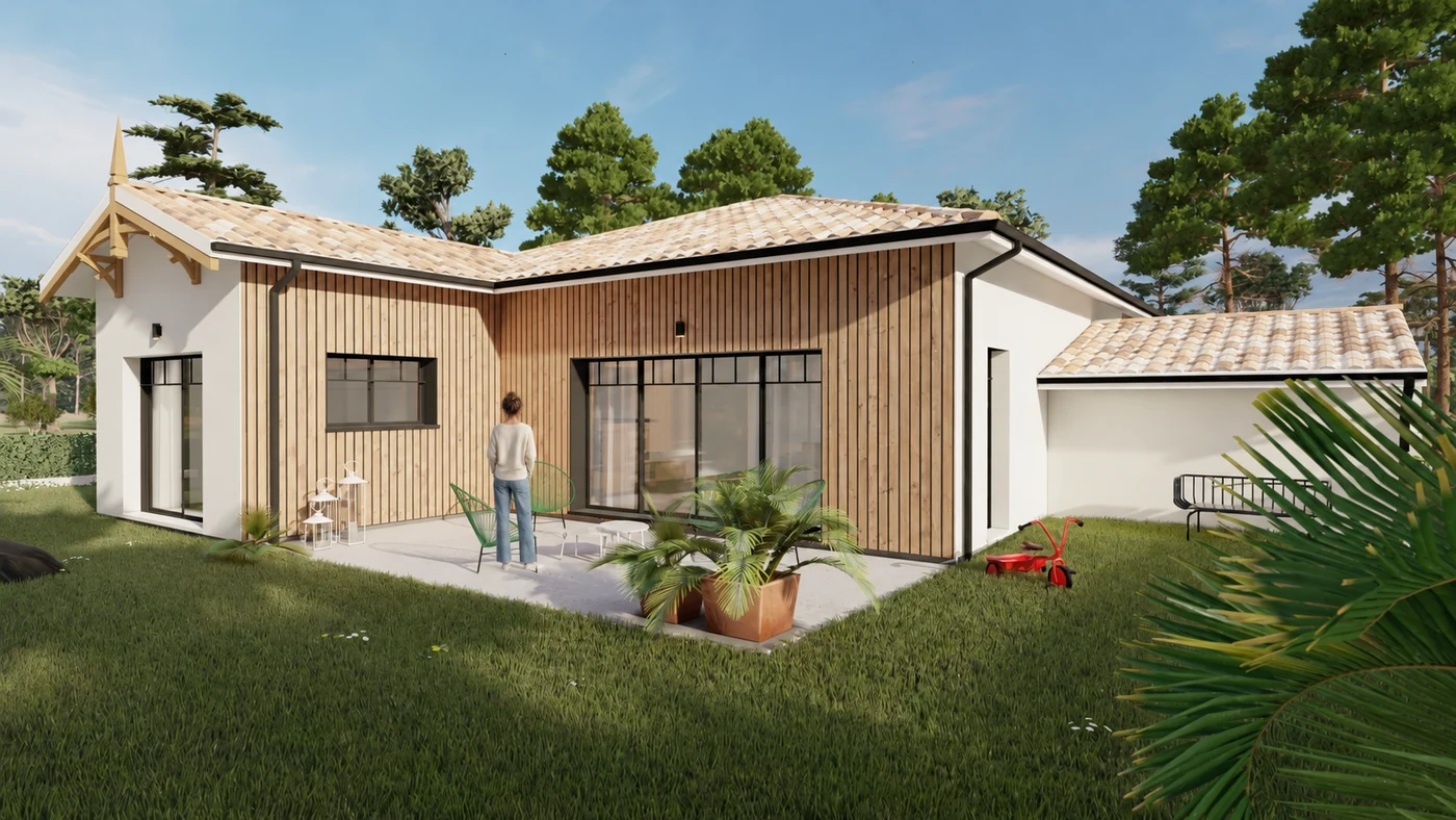 Maison Arcachonnaise Contemporaine, inspiration IGC Construction