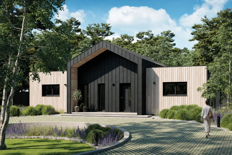 Maison contemporaine ATLANTIQUE LUMIÈRE, inspiration IGC Construction